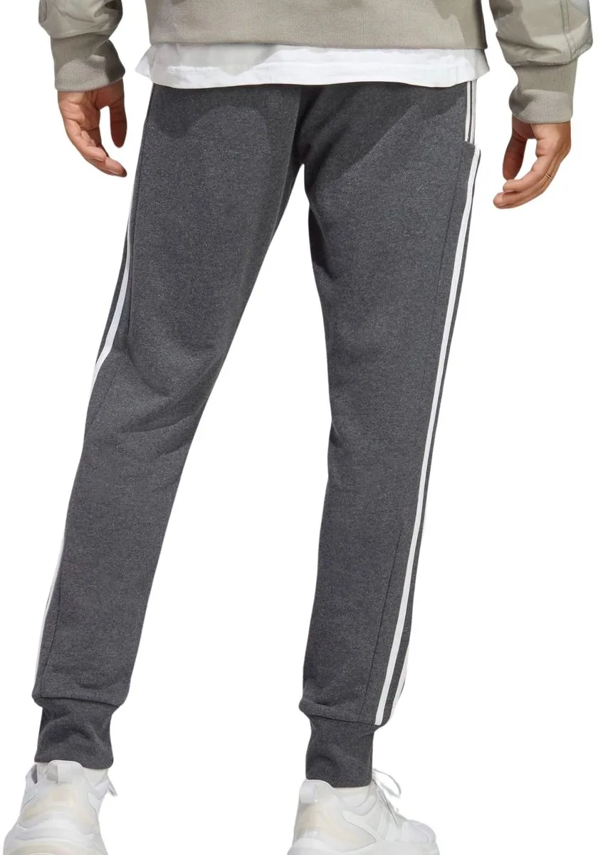 adidas Essentials French Terry Joggingbroek Heren S - donkergrijs/wit