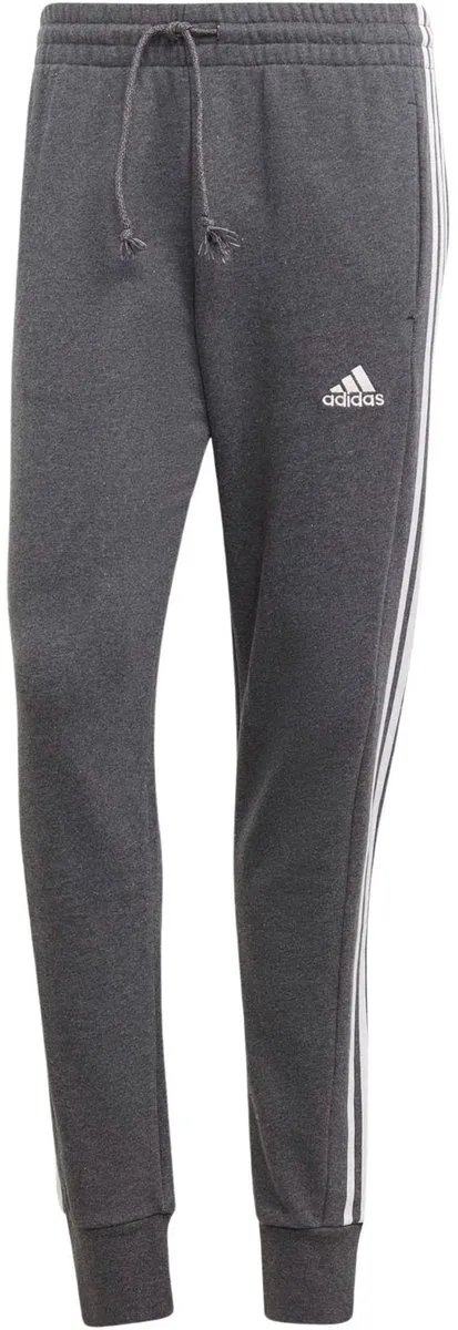 adidas Essentials French Terry Joggingbroek Heren S - donkergrijs/wit