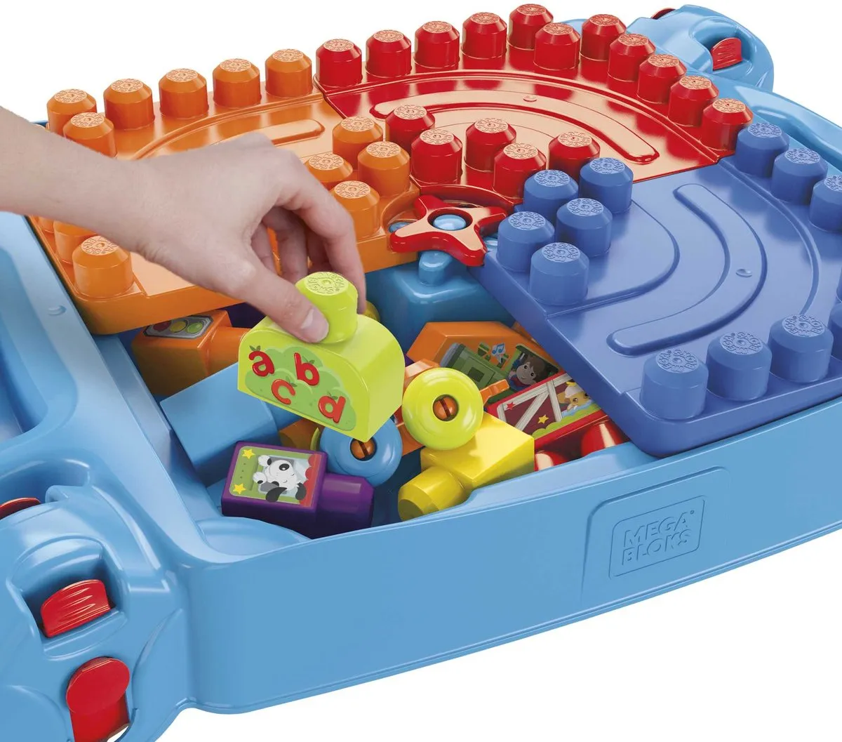 Mega Bloks First Builders Speel- en Leertafel - 30 Stukken - Multi Color - afbeelding 6 van 6