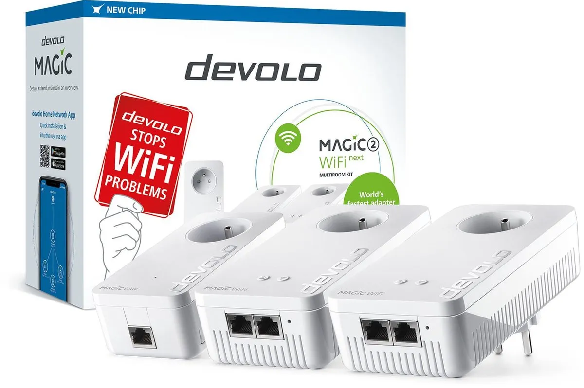devolo Magic 2 WiFi next - Multiroom Kit - 1200 Mpbs - BE