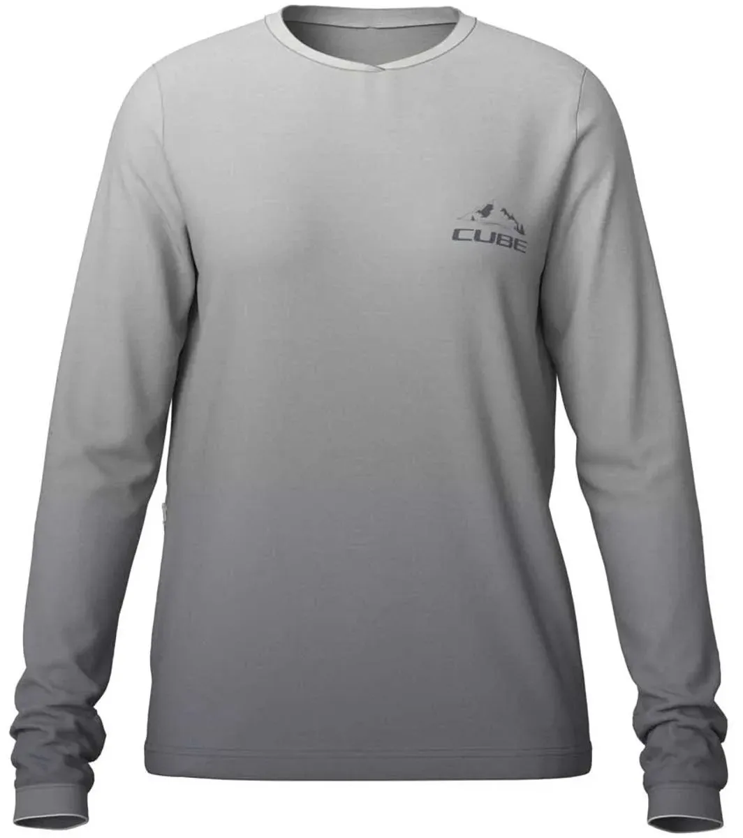 Cube Soft Langarm Enduro Trui - S - Grijs