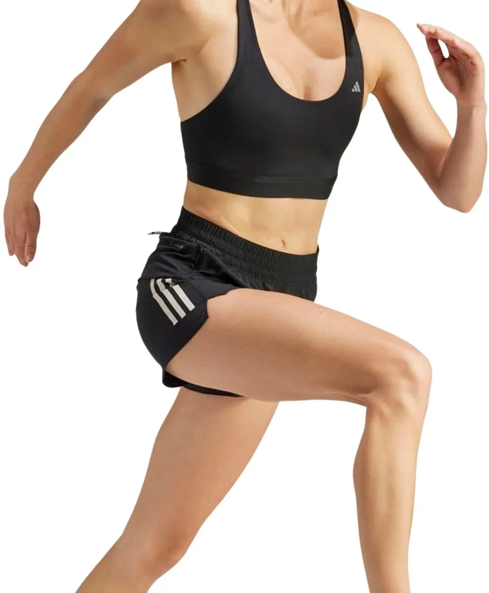 adidas Own The Run Short Dames S - IX6371 - Zwart/Wit