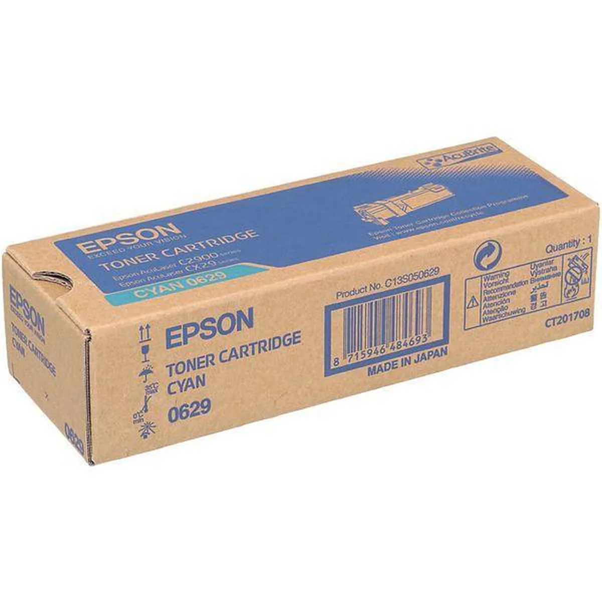 Epson S050629 Tonercartridge Cyaan 2500 - 1 Stuks