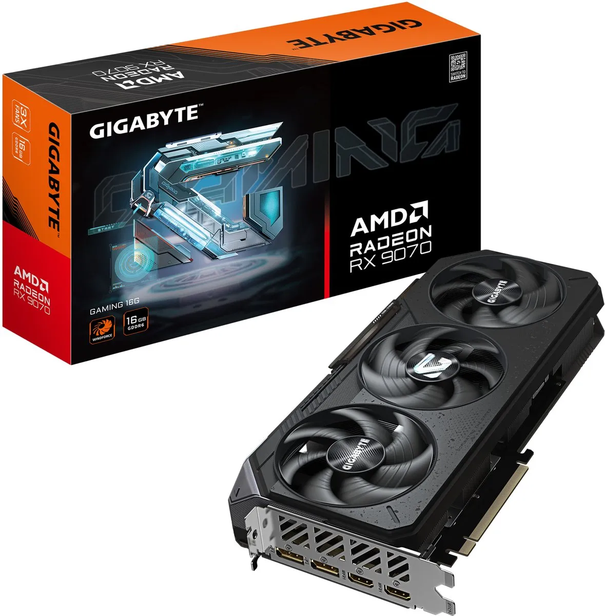 Gigabyte Radeon RX 9070 GAMING GV-R9070GAMING-16GD - 16GB