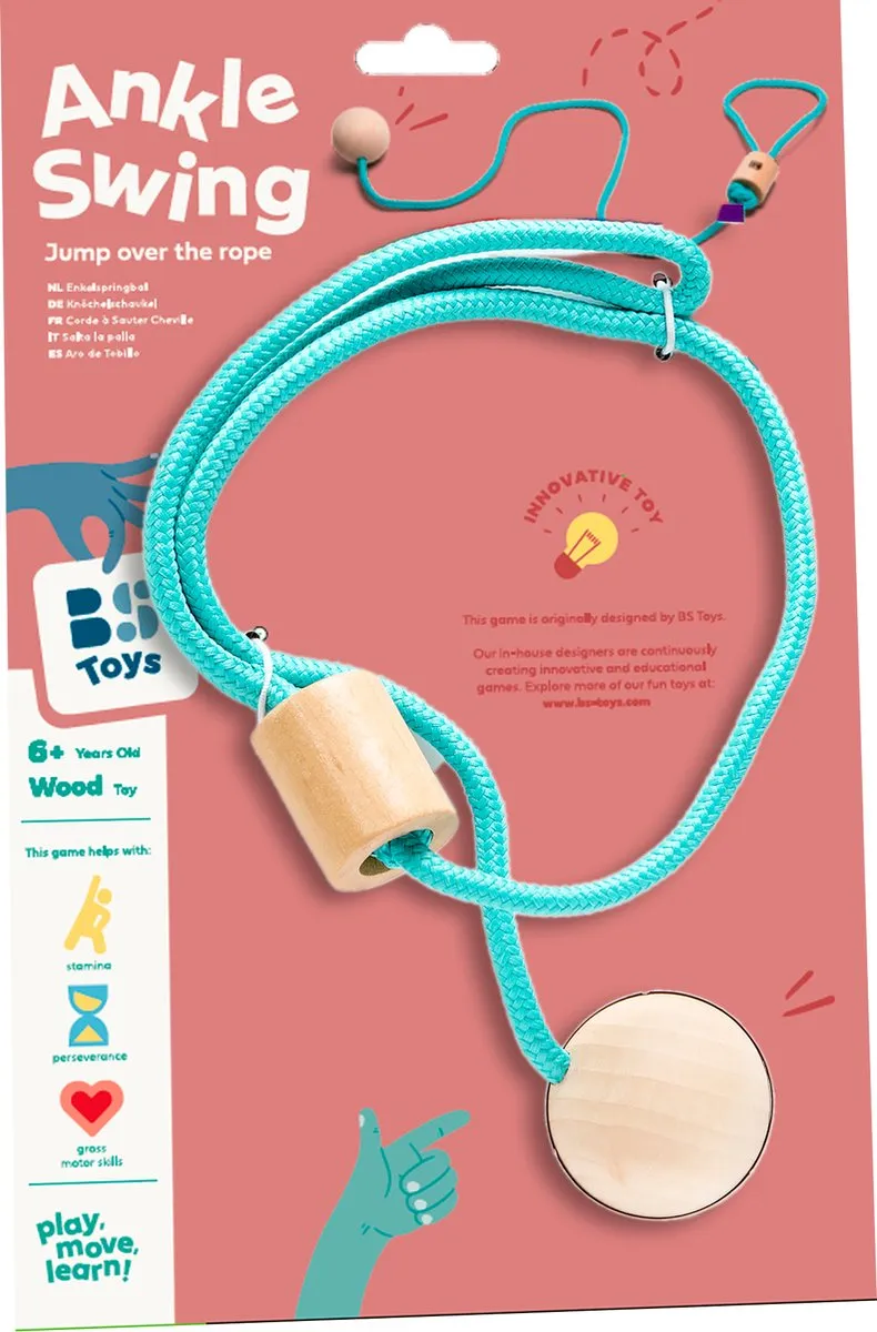 BS Toys Enkelspringbal Junior 75cm - Blauw
