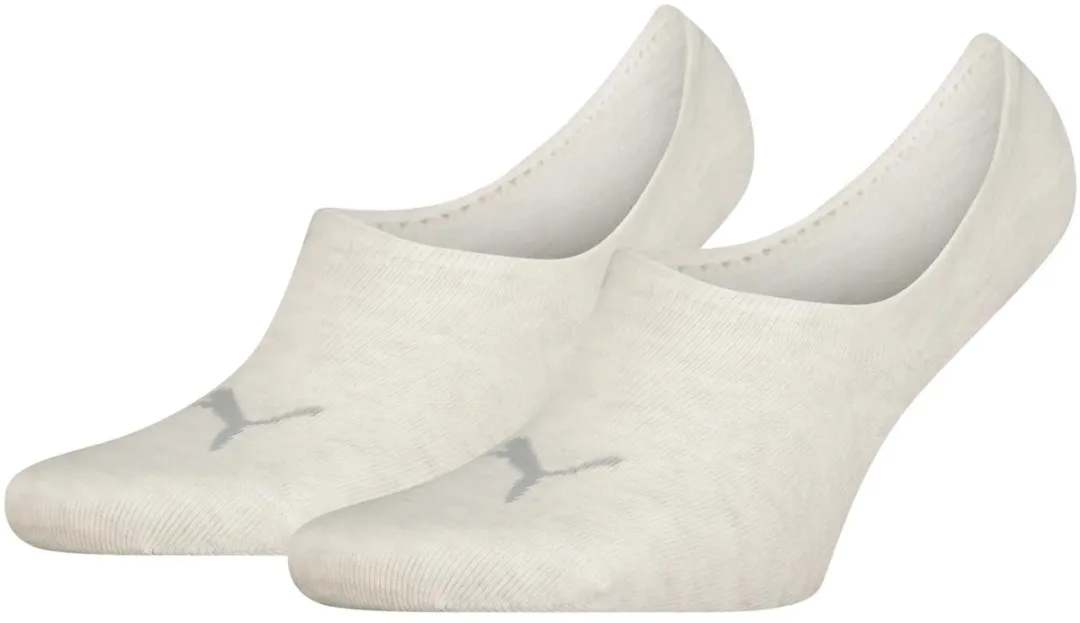 PUMA Footies Oatmeal - 2 Stuks