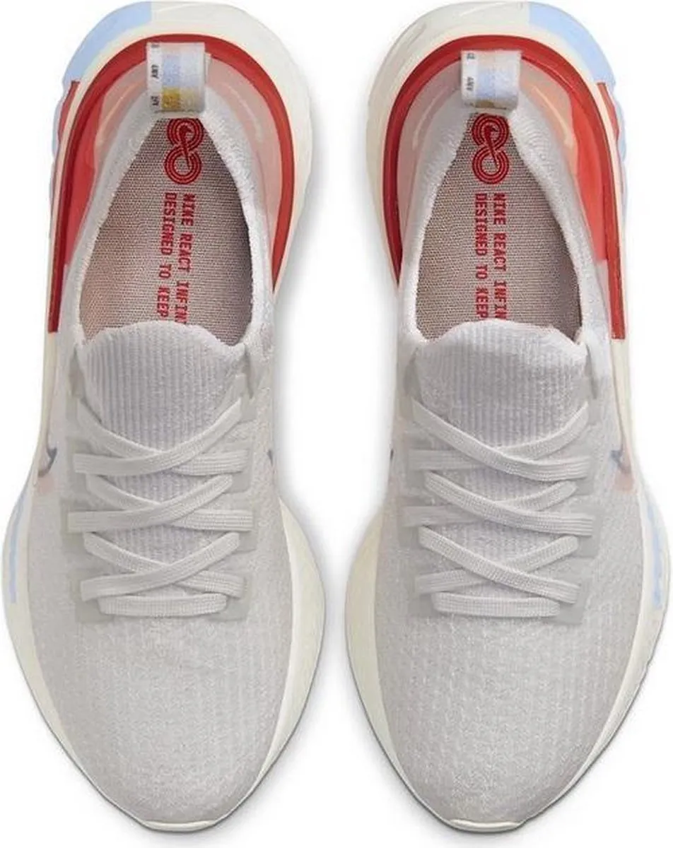 Nike React Infinity Run FK PRM Sneakers - Maat 37.5 - Wit/Washes Coral