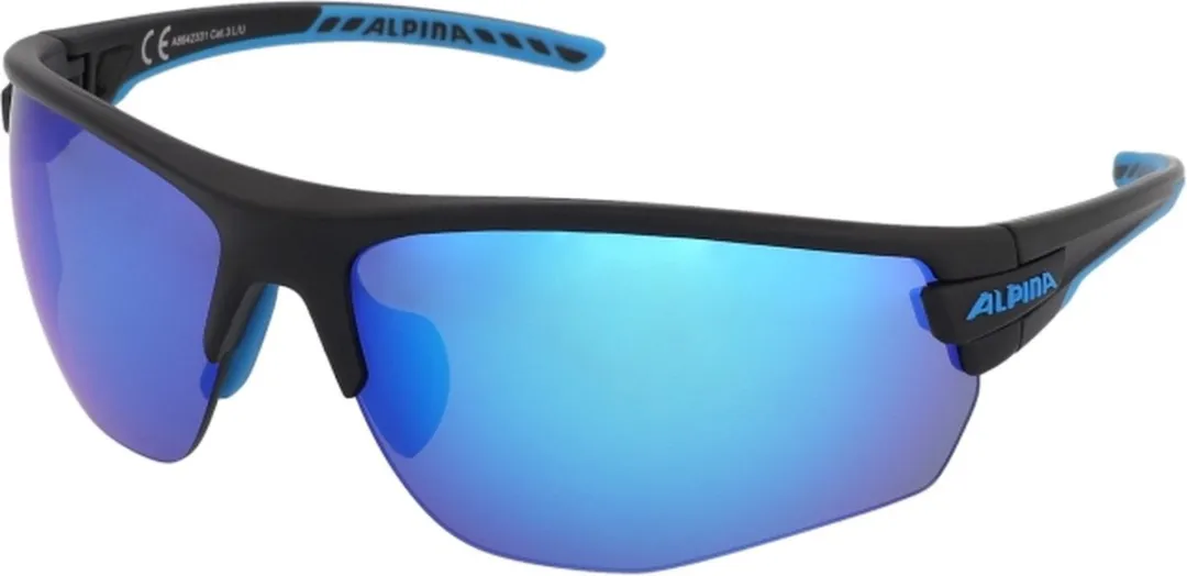 Alpina Tri-Scray 2.0 HR Bril - Zwart/Blauw