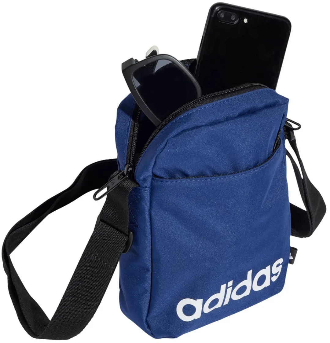 Adidas Linear Blauwe Organizer - 2 Vakken