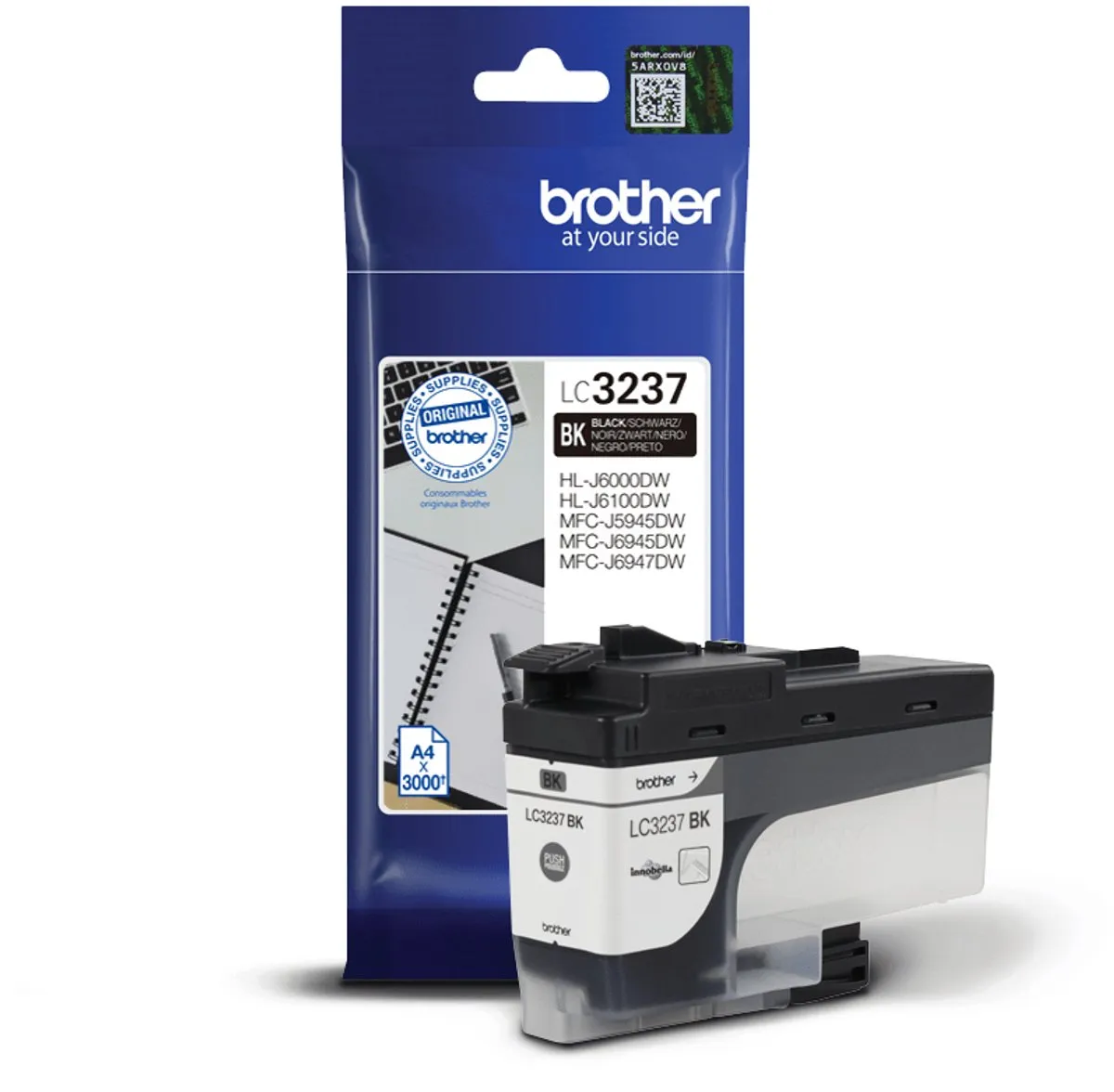 Brother LC-3237BK Inktcartridge - Zwart