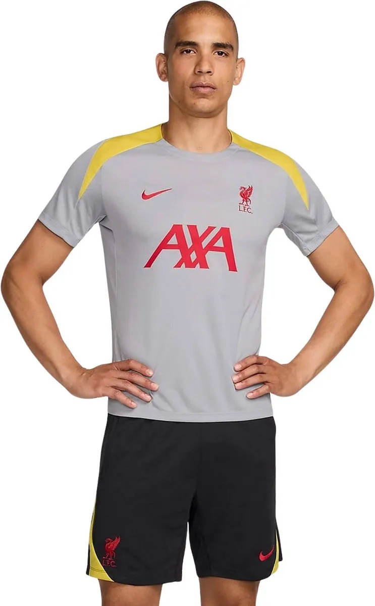 Nike Liverpool FC Strike 3e Shirt Heren FQ2611-078 - XL - Grijs/Rood/Geel