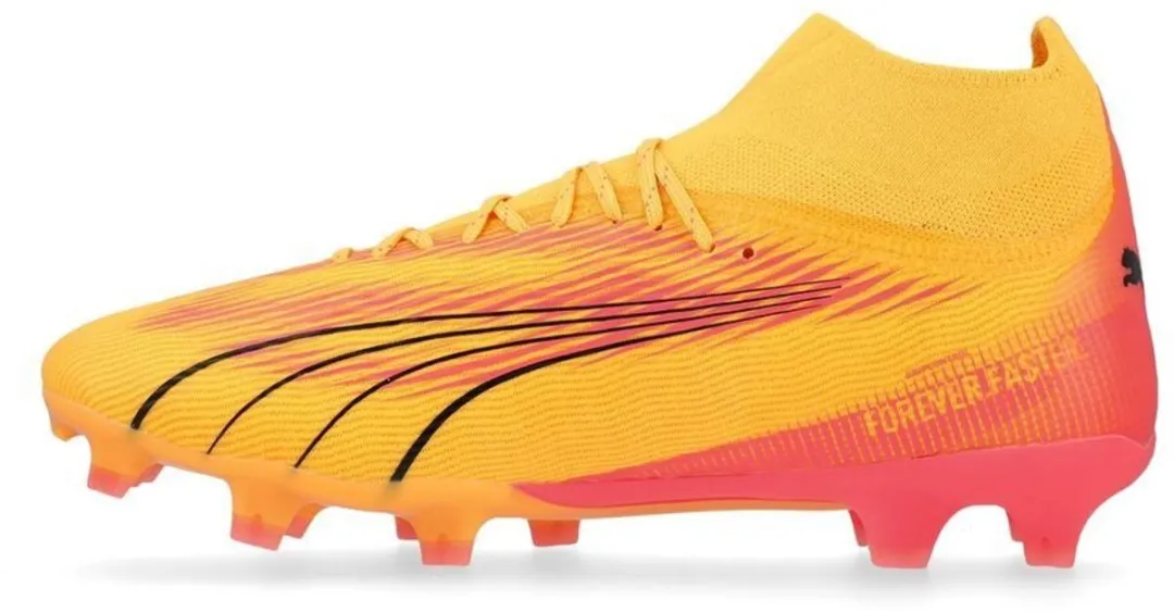 PUMA Ultra Pro FG Voetbalschoenen 44 - Sun Stream/Black/Sunset Glow