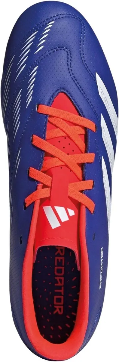 adidas Predator Club FxG Voetbalschoenen - Heren 41 1/3 - Blauw/Wit/Rood - afbeelding 6 van 6