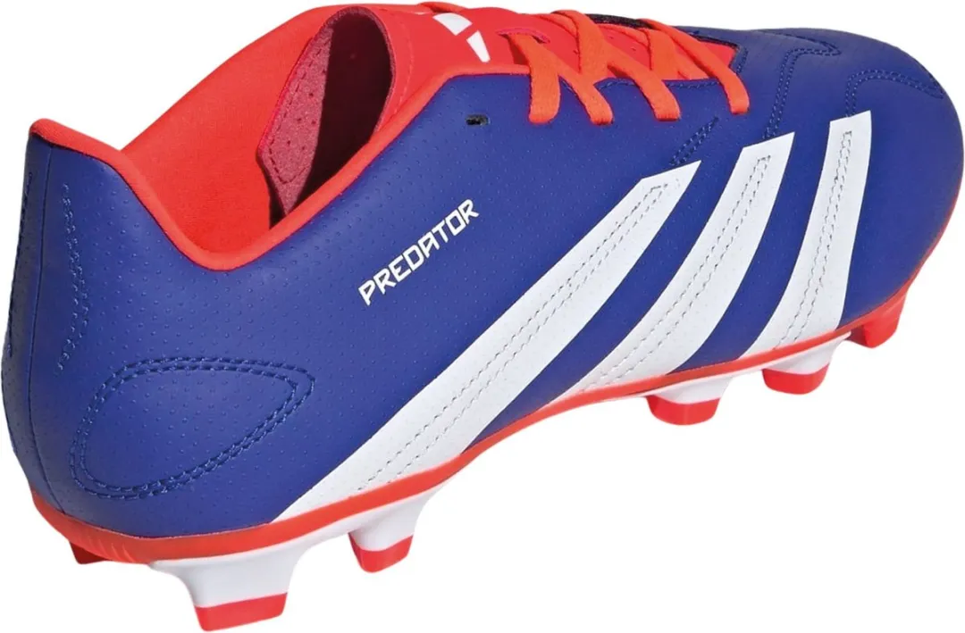 adidas Predator Club FxG Voetbalschoenen - Heren 41 1/3 - Blauw/Wit/Rood