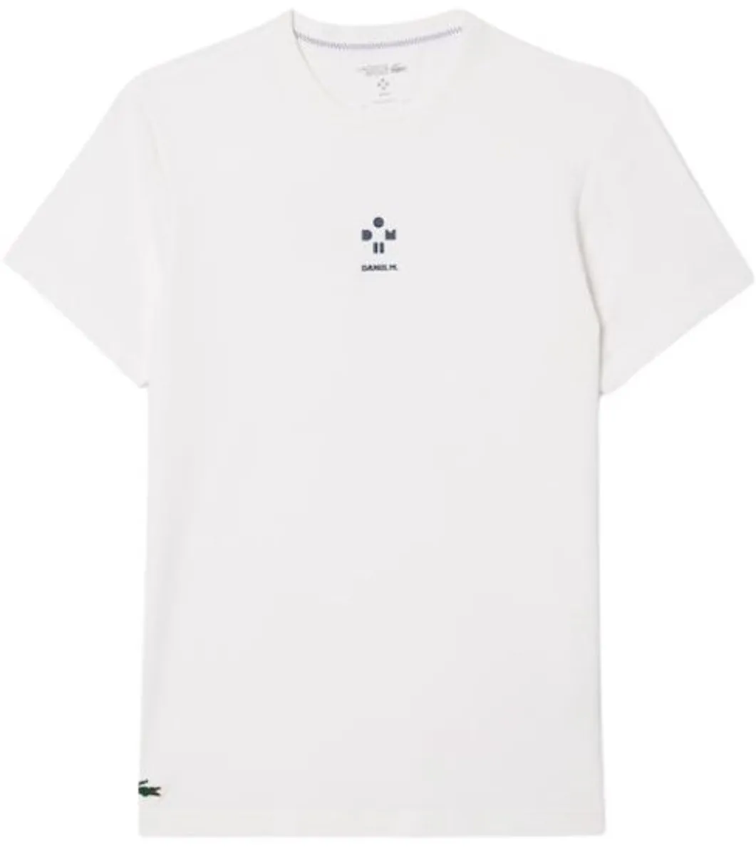 Lacoste Sport Danill Medvedev T-shirt M - Wit