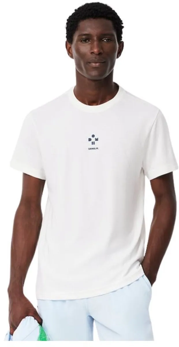 Lacoste Sport Danill Medvedev T-shirt M - Wit