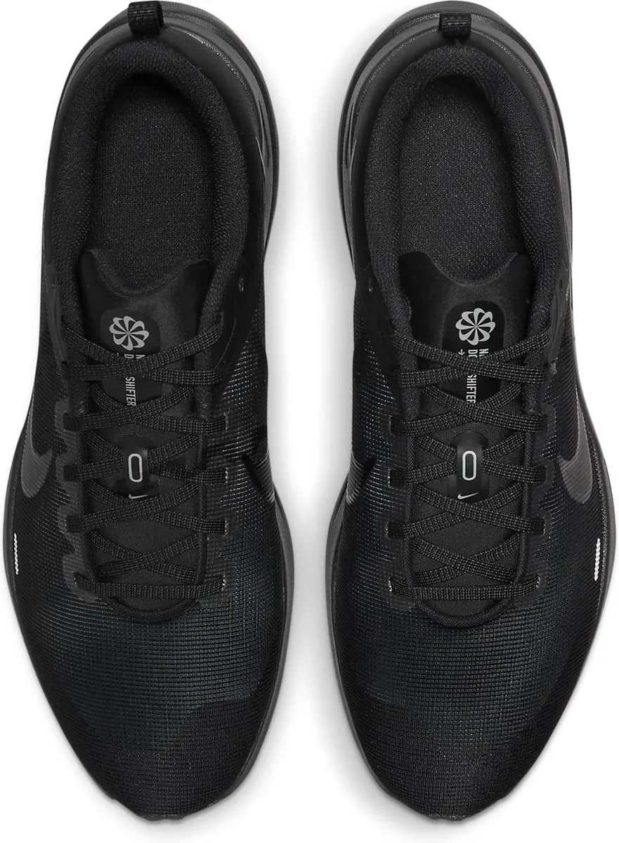 Nike Downshifter 12 Heren Sneakers - Maat 44 - Zwart/Rood - afbeelding 3 van 6