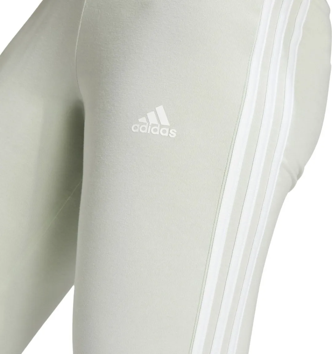adidas 3-Stripes Legging Dames - S - Lichtgroen/Wit