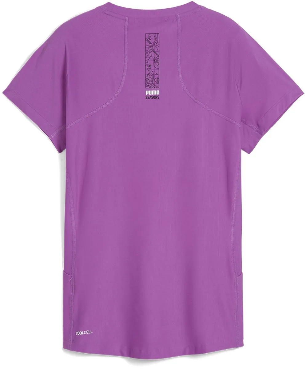 PUMA Seasons Coolcell T-shirt - Paars XS