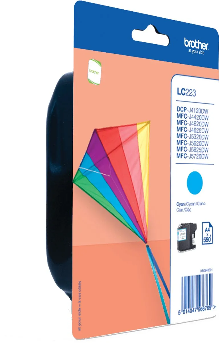 Brother LC-223CBP Inktcartridge Cyaan