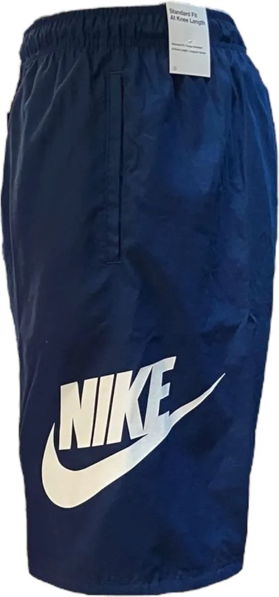 Nike Shorts Donkerblauw/Wit XS