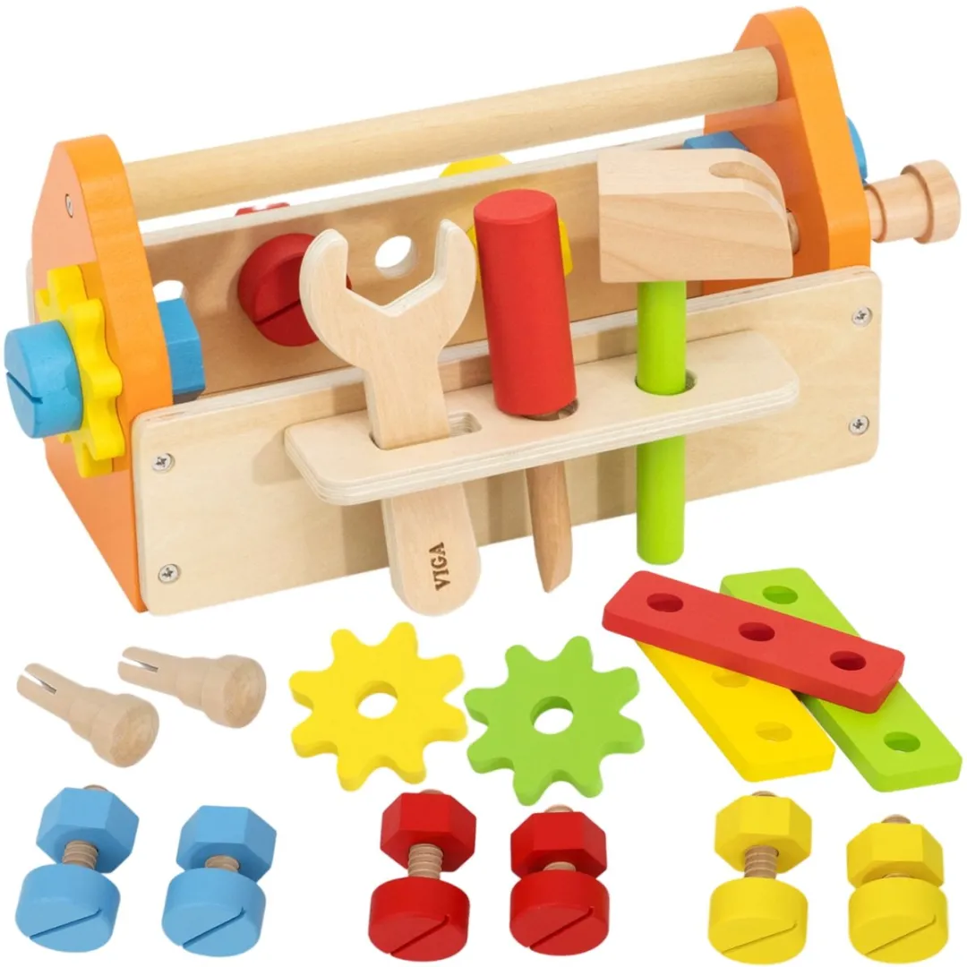 Viga Houten Gereedschapskist Set UNI