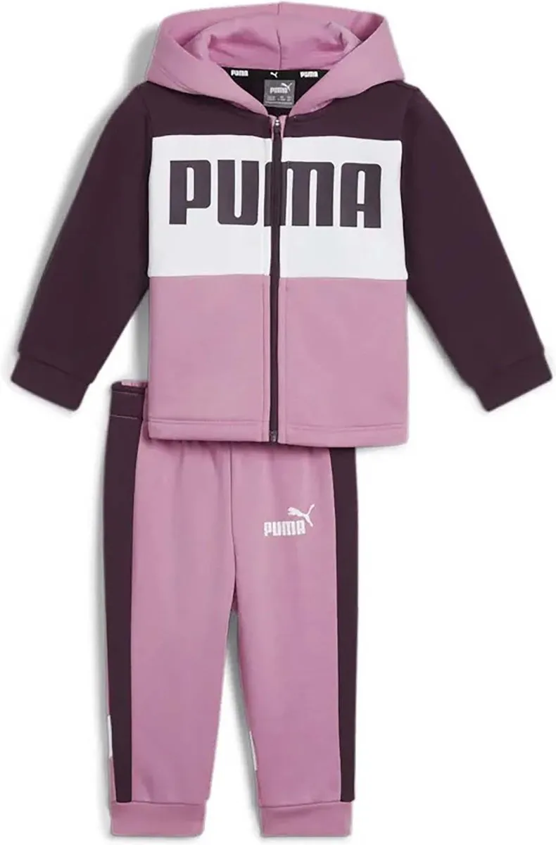 PUMA Minicats Colorblock Jogger - Trainingspak Blauw 80