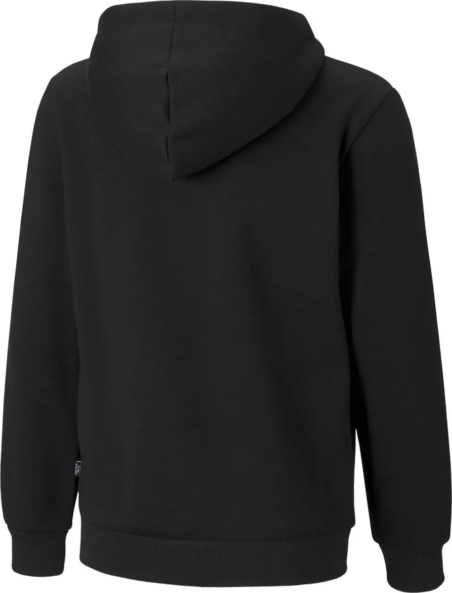 PUMA Essential Big Logo Hoodie FL B - Zwart - Maat 140
