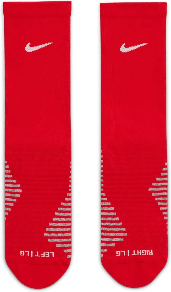 Nike Strike Crew Voetbalsokken DH6620-657 - Rood/Wit