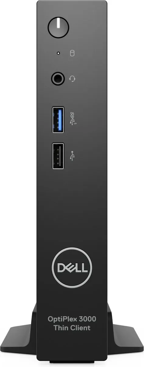 Dell OptiPlex 3000 N5105 Wyse Thin Client - 4 Cores 32GB SSD - Zwart