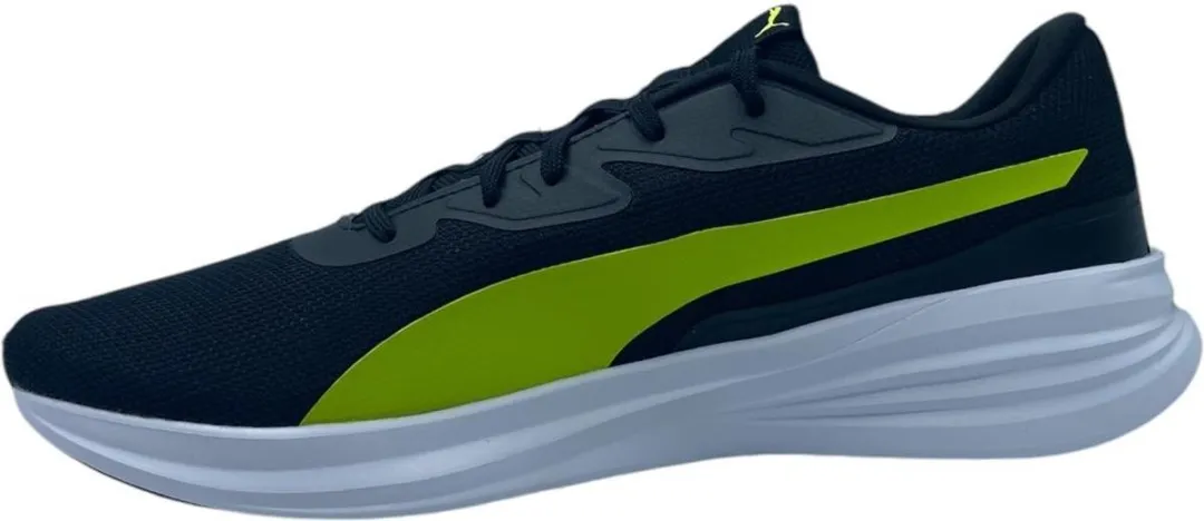 PUMA Night Runner V3 Schoenen - EU 41 - Zwart/Lime