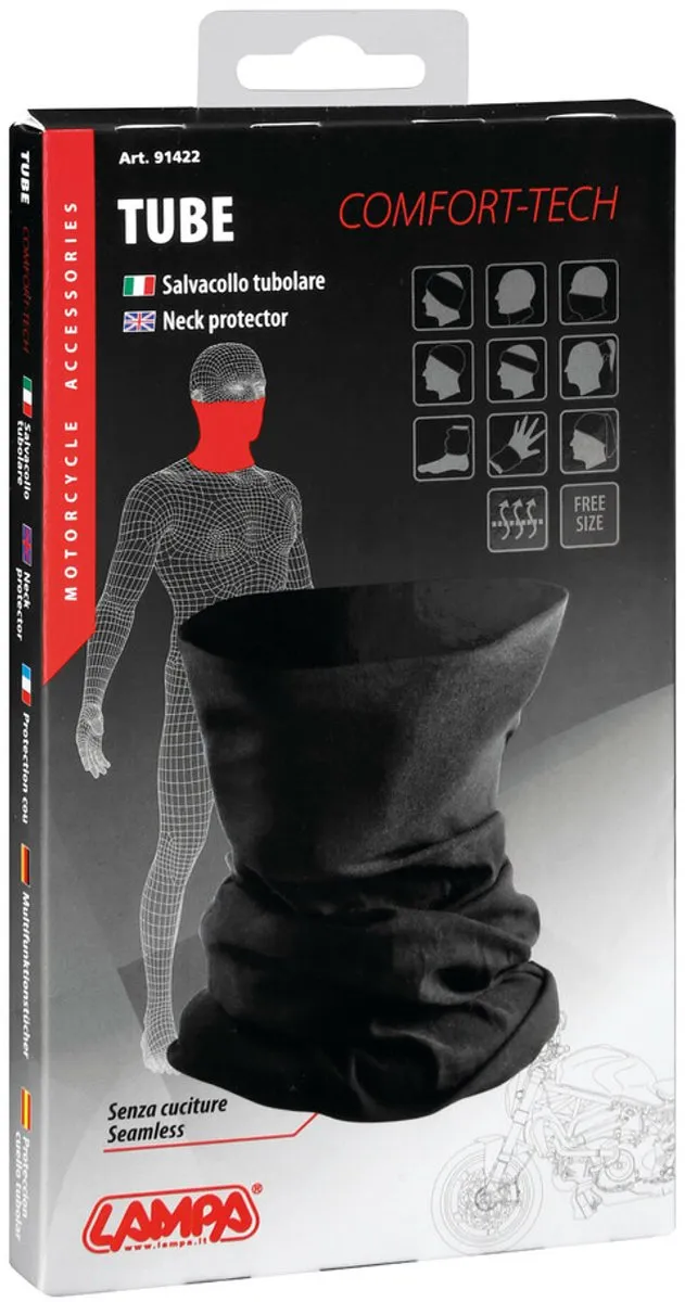 Lampa Nekwarmer Tube Motorkol - Zwart