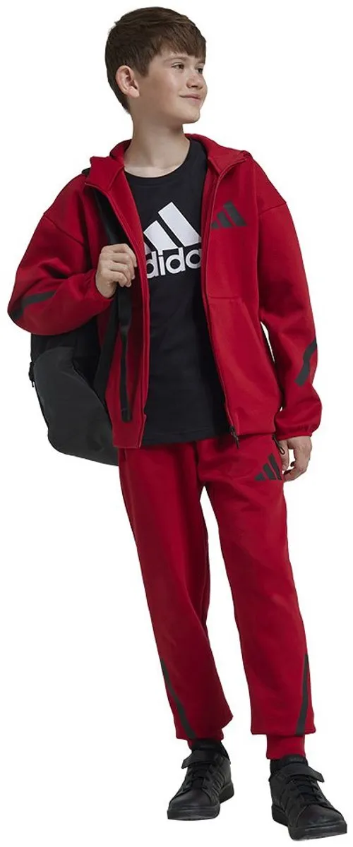 Adidas Z.N.E. Tapered Leg Trainingsbroek 122cm - Rood/Zwart