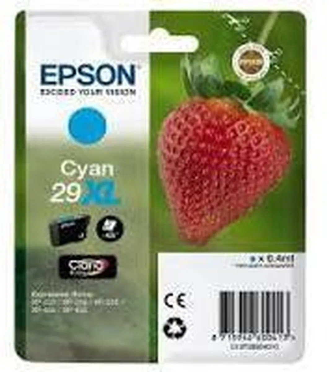 Epson Claria Home Cyan XL Cartridge C13T29924010
