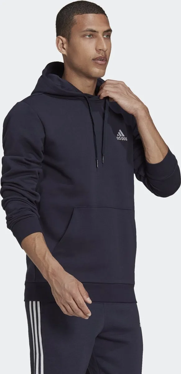 adidas Essentials Fleece Hoodie H12216 - 2XL - Blauw