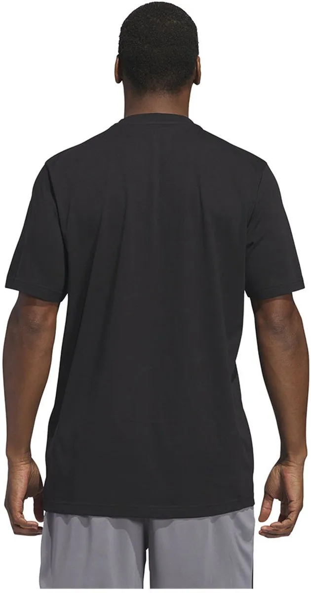 Adidas Basketball State Of Mind T-shirt - Zwart XL