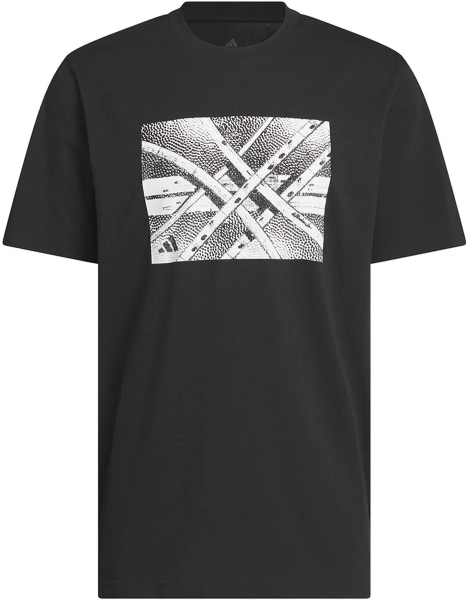 Adidas Basketball State Of Mind T-shirt - Zwart XL