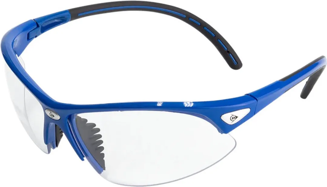 Dunlop i-Armor Squashbril - Blauw - Clear Lenzen