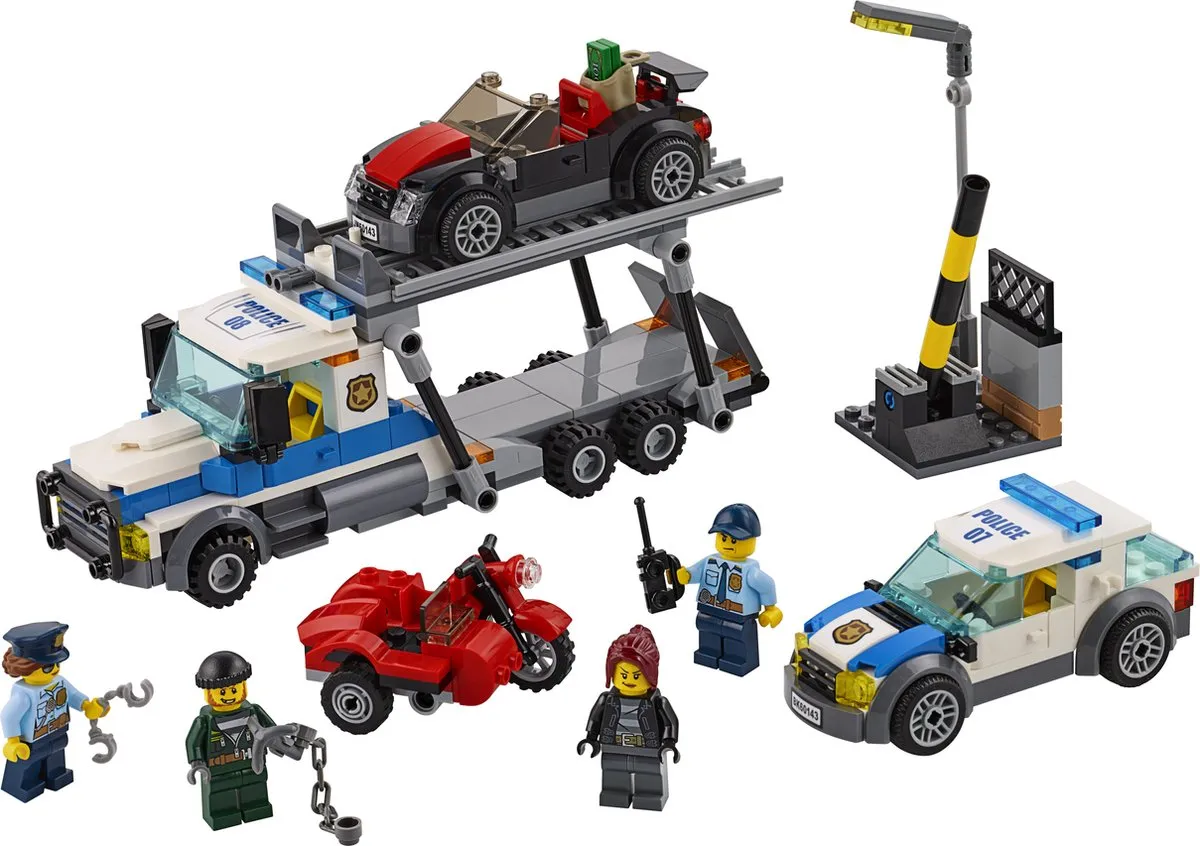 LEGO 60143 Autotransport Kaping - 403 Stukken - 4 Minifiguren