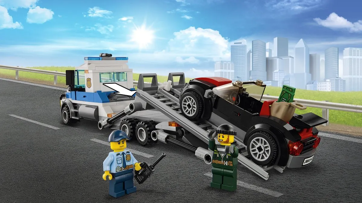 LEGO 60143 Autotransport Kaping - 403 Stukken - 4 Minifiguren