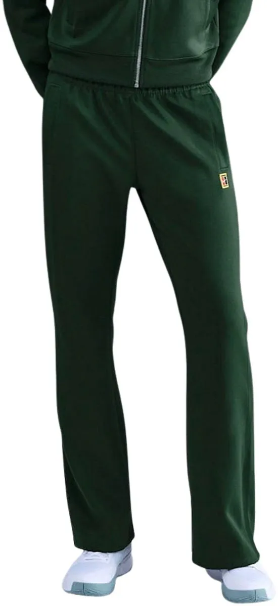 Nike Court Heritage Windrunner Trainingsbroek Dames M - Donkergroen