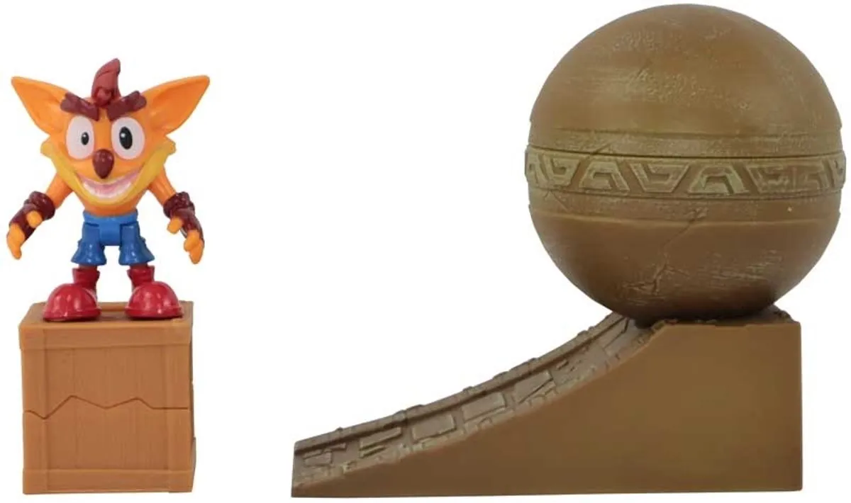 Bandai Crash Bandicoot Boulder Dash Diorama - Multicolor