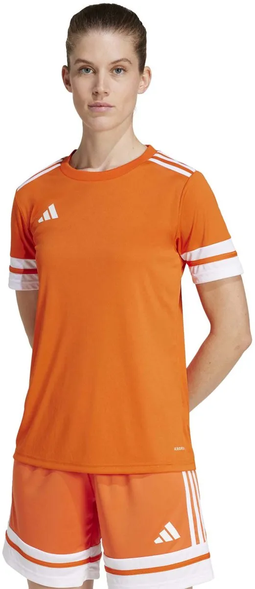 Adidas Squadra 25 Shirt Dames L - Oranje/Wit