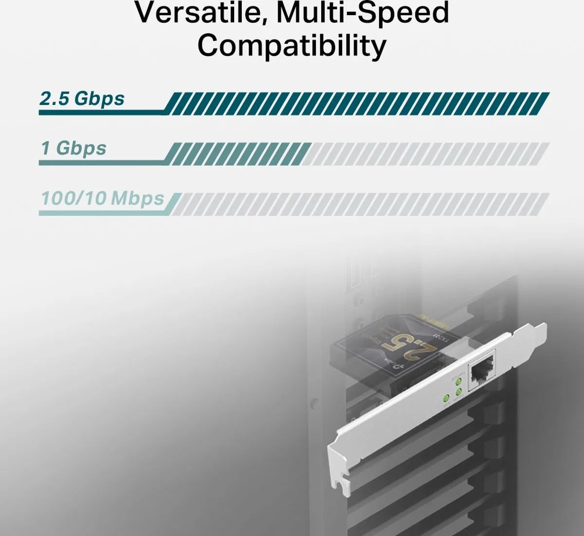 TP-Link TX201 2.5Gbps PCIe Netwerkkaart