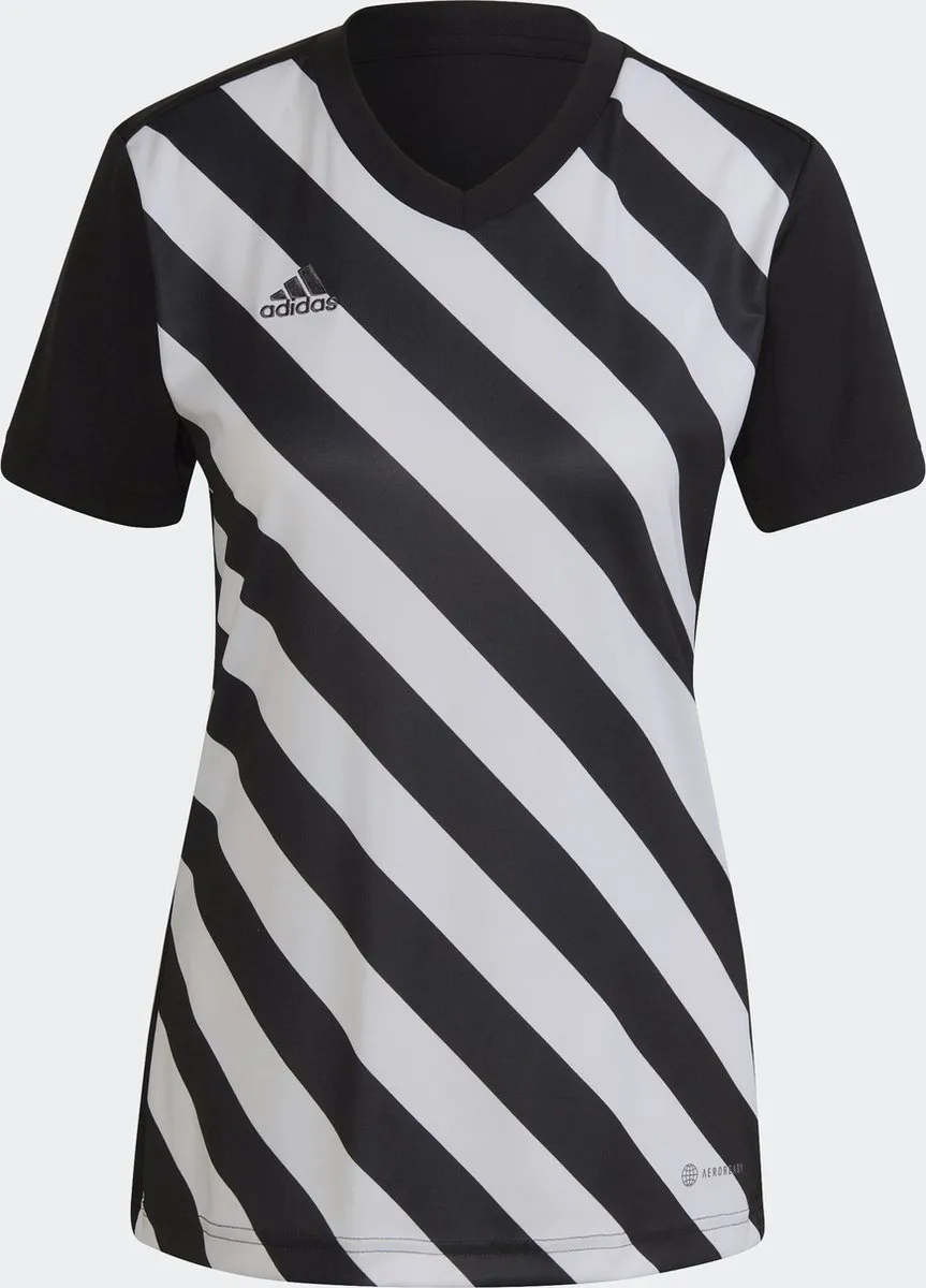 adidas Performance Entrada 22 Graphic Voetbalshirt Dames - Zwart - 2XS - afbeelding 6 van 6
