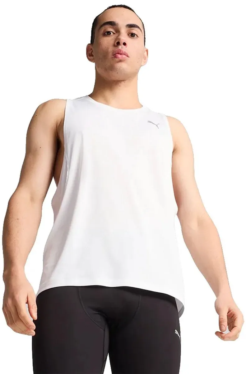 PUMA Velocity Mouwloos T-shirt Wit - 2XL
