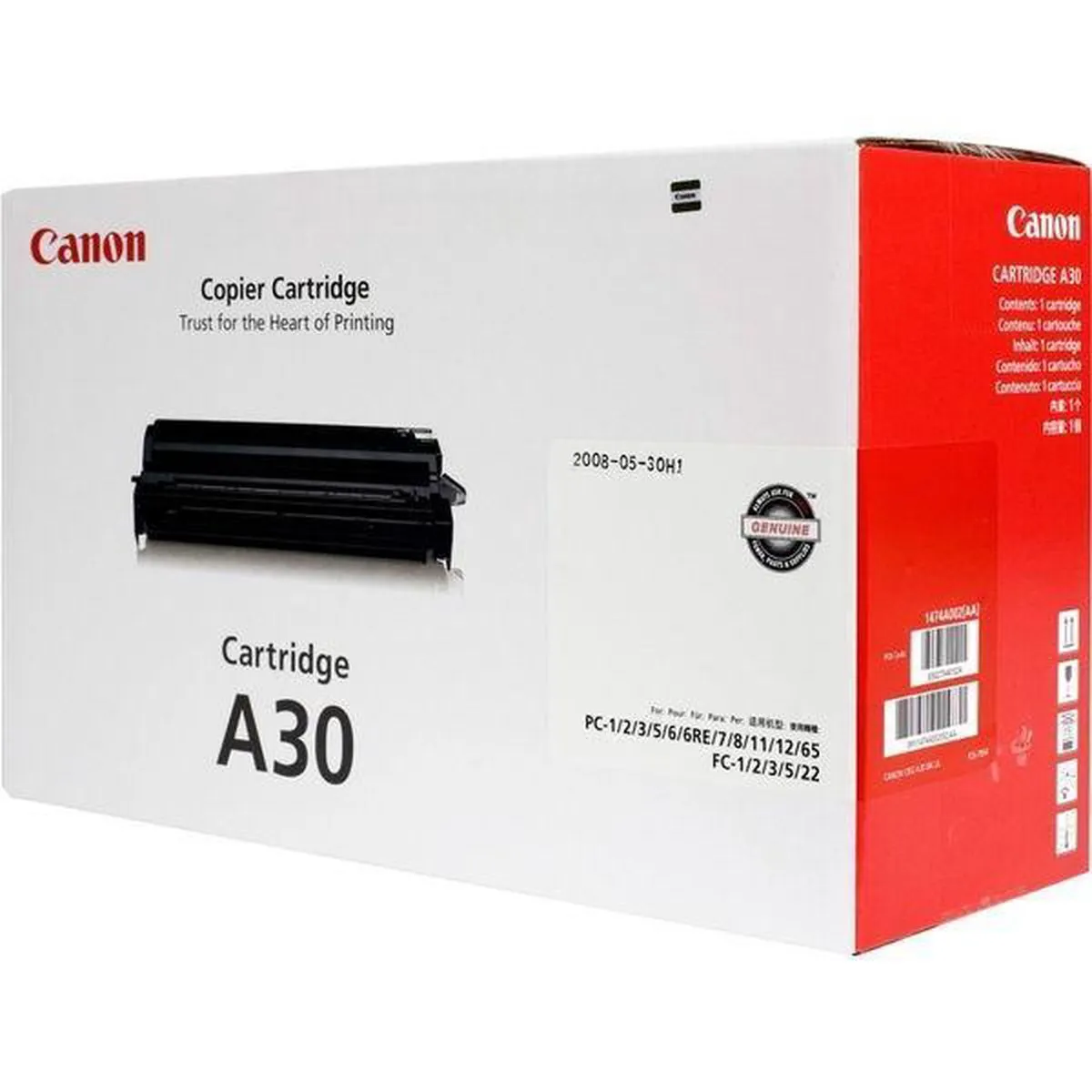 Canon A-30 Tonercartridge - 4000 pagina's - Zwart