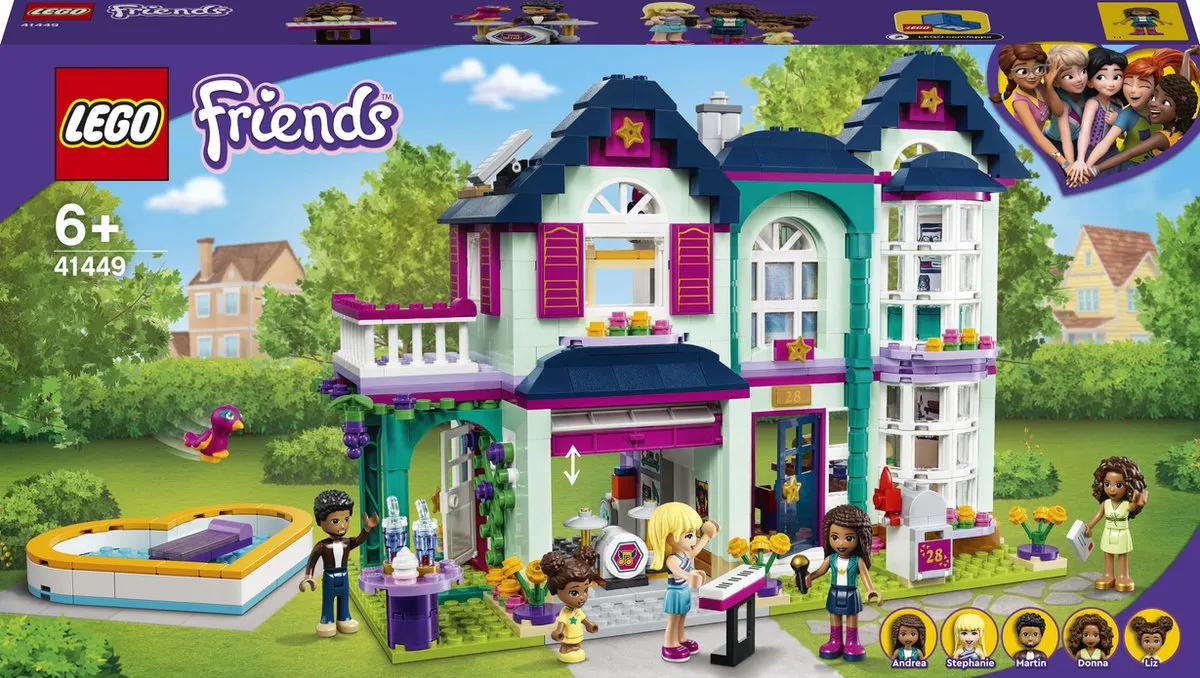LEGO Friends Andrea's Familiehuis 41449