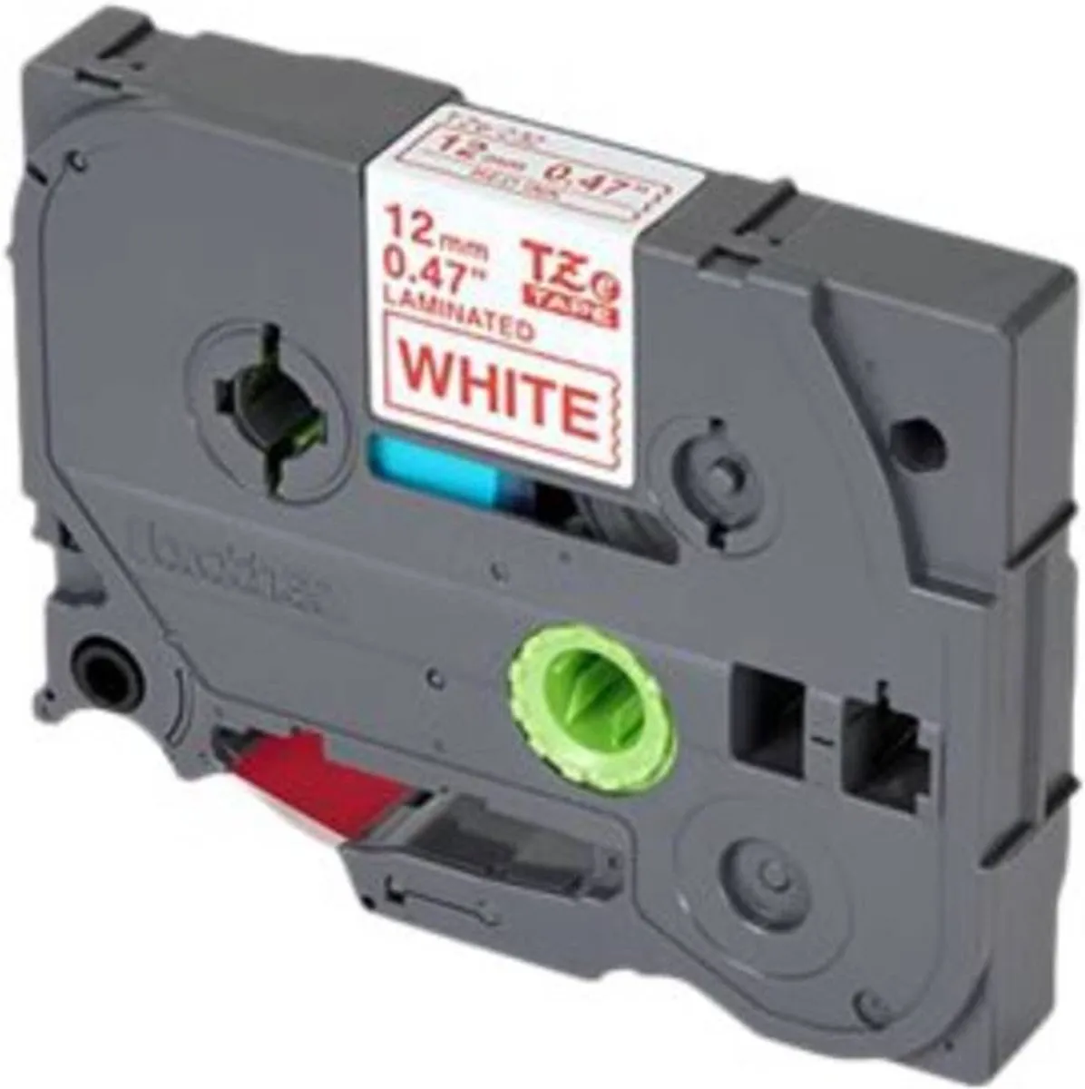 Brother TZe-232 Labelrol Rood op wit - afbeelding 6 van 6