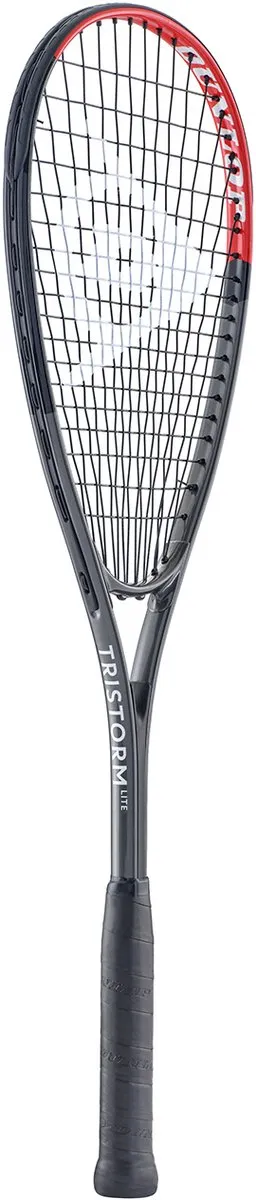 Dunlop Tristorm Lite Squashracket - Gun Metal/Red/Black
